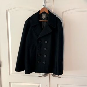 ‘Dugan’ Wool Blend Peacoat - Spiewak & Son’s